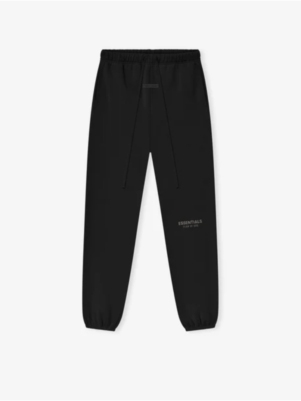 Essentials Black Logo Joggers